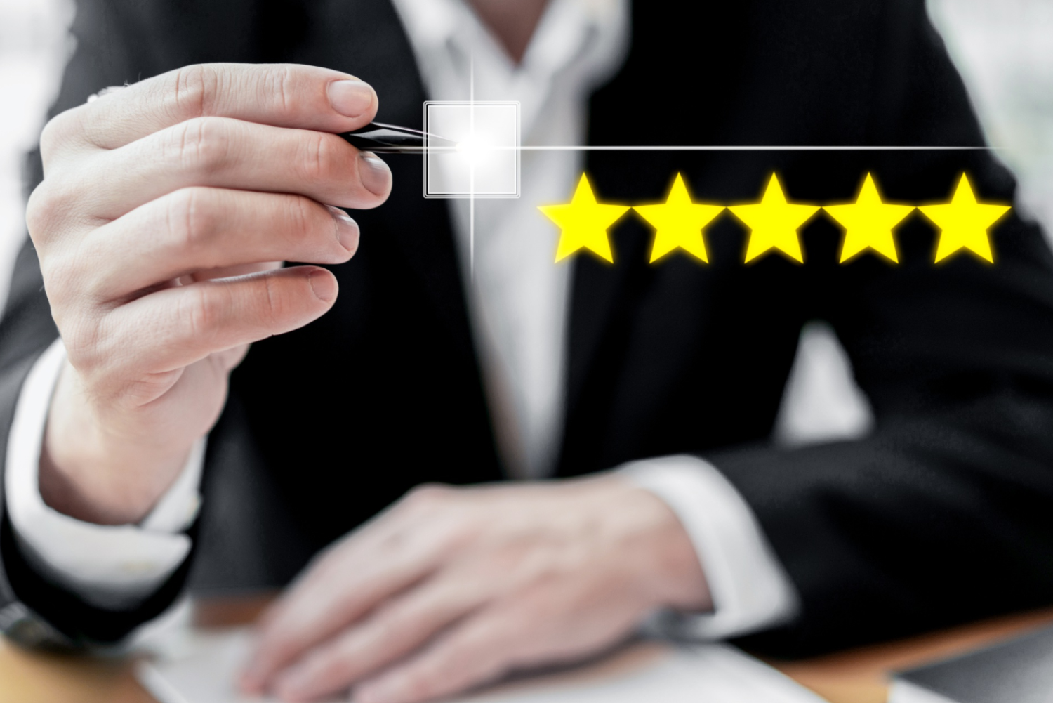 Collage of customer experience concept